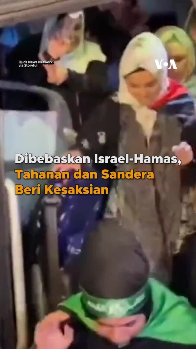 Dibebaskan Israel-Hamas, Tahanan dan Sandera Beri Kesaksian