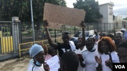 Greve na fábrica de textéis. Benguela, Angola, Dezembro 5 2023