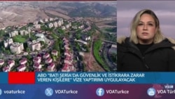 ABD "Batı Şeria'da güvenlik ve istikrara zarar veren kişilere" vize yaptırımı uygulayacak