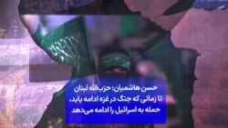 حسن هاشمیان: حزب‌الله لبنان تا زمانی که جنگ در غزه ادامه یابد، حمله به اسرائیل را ادامه می‌دهد