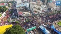 আওয়ামী লীগের সমাবেশস্থলে হাজার হাজার নেতা-কর্মী