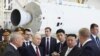 블라디미르 푸틴 러시아 대통령과 김정은 국무위원장이 지난해 9월 러시아 보스토치니 우주기지에서 회담했다.