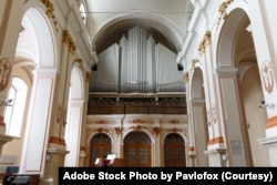 FILE - Lviv Organ Hall, Lviv, Ukraine. January 21, 2022. (Adobe Stock Photo by Pavlofox)