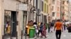 Paris' Goutte d'or neighborhood, home to a melting pot of nationalities. (Lisa Bryant/VOA)