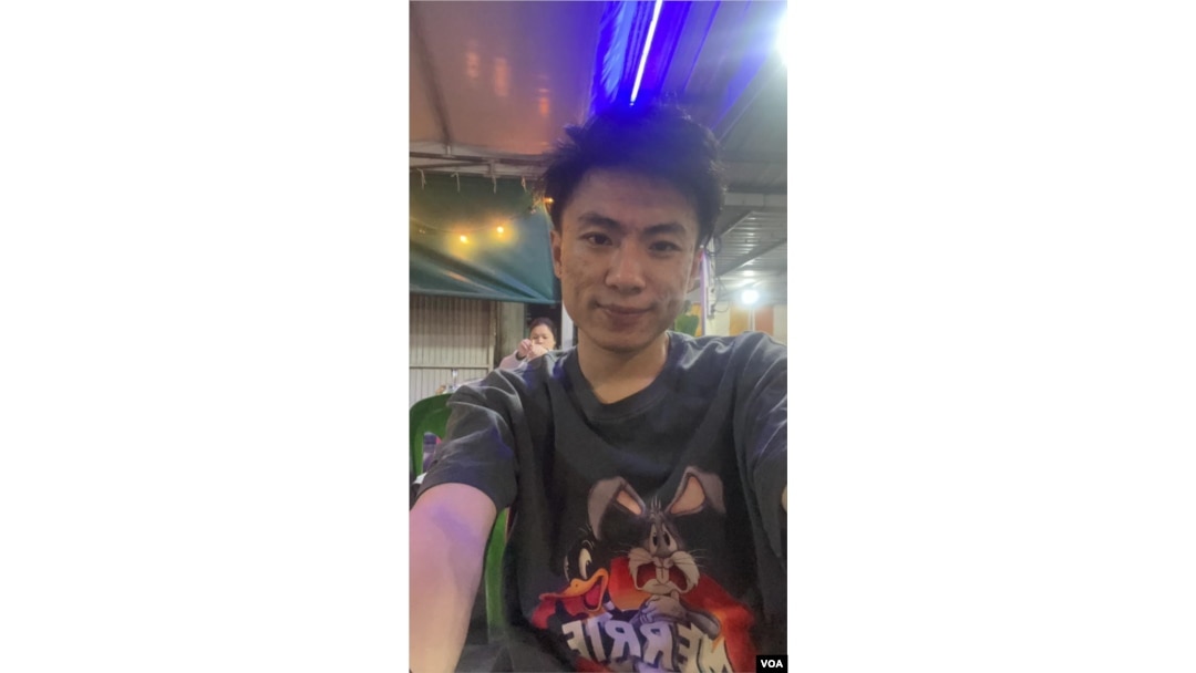 2023年1月下旬,柴松逃亡途中在泰国留影 (柴松提供图片)