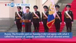 VOA60 World - Kremlin says Putin's position still solid after attempted mutiny