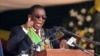 FILE - Zimbabwean President Emmerson Mnangagwa, pictured speaking in Harare on Sept. 4, 2023, was himself once sentenced to death but avoided execution. He has urged the nation's Parliament to pass a death penalty abolition bill. 