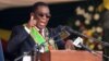 FILE - Zimbabwe President Emmerson Mnangagwa speaks in Harare, Zimbabwe, Sept. 4, 2023. 