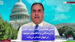 حسن هاشمیان علت وجود داعش را بی‌عدالتی و تناقض‌های موجود در جهان اسلام می‌داند