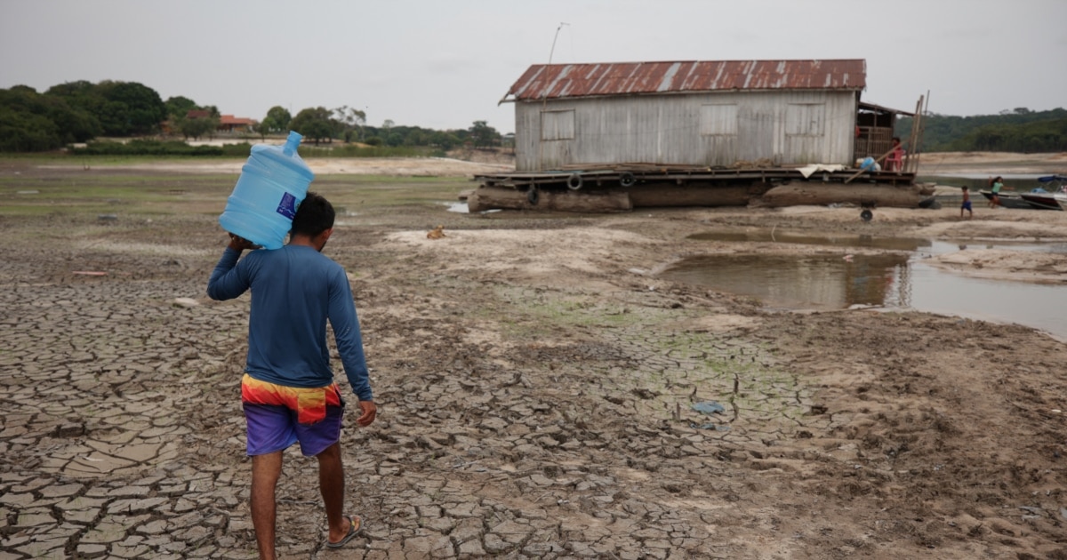 Amazon River at Lowest Level in Over a Century Amid Brazil Drought