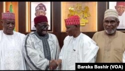 Gwamna Abba Kabir Yusuf da Sheikh Aminu Daurawa a fadar gwamnatin jihar Kano