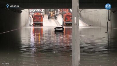 Ankara’da yoğun yağış su taşkınlarına yol açtı