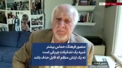 منصور فرهنگ: حماس بیشتر شبیه یک تشکیلات چریکی است نه یک ارتش منظم که قابل حذف باشد