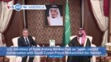 VOA60 America - Blinken, Saudi Crown Prince Discuss Terrorism, Yemen