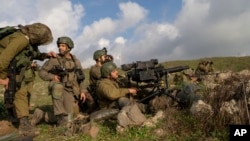 شماری از نیروهای نظامی اسراییل در بلند‌ی‌های گولان