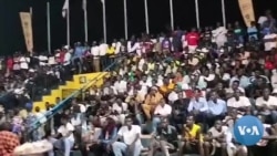 South Sudanese gather at Juba basketball stadium to support Bright Star