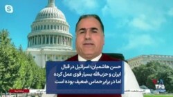 حسن هاشمیان:‌ اسرائیل در قبال ایران و حزب‌الله بسیار قوی عمل کرده اما در برابر حماس ضعیف بوده است