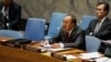 11月15日中国驻联合国大使张军在纽约安理会就呼吁在加沙地带建立更多人道主义走廊的决议发表讲话