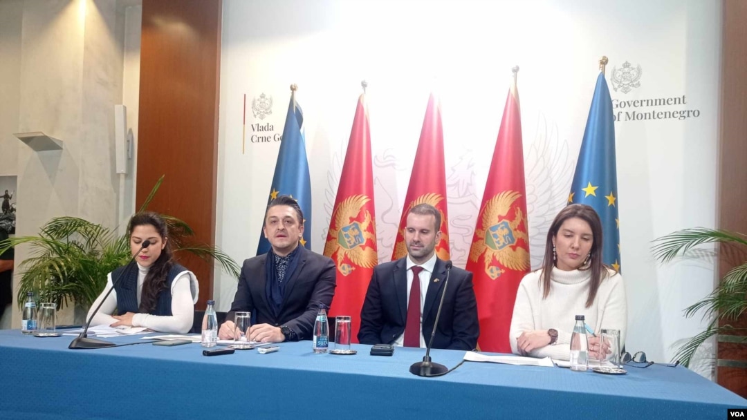 Predsednik vlade Crne Gore Milojko Spajić i ministar finansija Novica Vuković u Podgorici, 7. marta 2024.