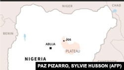  Map of Nigeria locating the central state of Plateau.