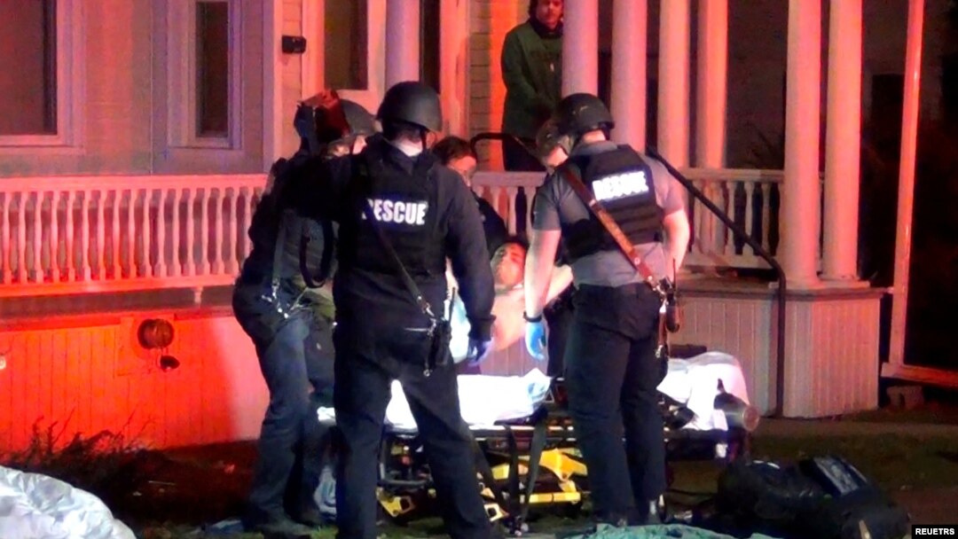 Policija na mestu pucnjave u mestu Burlington u državi Vermont (Izvor: Rojters)