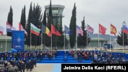 Ceremonija otvaranja nove NATO baze u Albaniji.