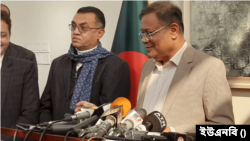 পররাষ্ট্র মন্ত্রণালয়ে সাংবাদিকদের সঙ্গে পররাষ্ট্রমন্ত্রী ড. হাছান মাহমুদ। ১৮ জানুয়ারি, ২০২৪।