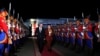 Russian President Vladimir Putin takes part in a welcoming ceremony upon his arrival at an airport in Ulaanbaatar, Mongolia, Sept. 2, 2024. (Sputnik/Pool via Reuters)