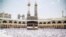 Muslims perform their Friday prayers in the Grand Mosque in the holy city of Mecca, Saudi Arabia, June 23, 2023 in this photo released by the Saudi Press Agency.