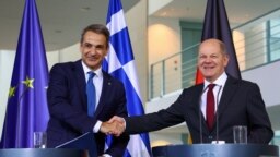 Almanya Başbakanı Olaf Scholz ve Yunan Başbakanı Kiryakos Miçotakis görüşme sonrasında basın toplantısında Türkiye ile ilgili açıklamalarda bulundu.
