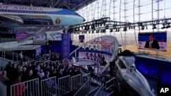 Republican presidential candidates debate during a Republican presidential primary debate hosted by FOX Business Network and Univision, Sept. 27, 2023, at the Ronald Reagan Presidential Library in Simi Valley, Calif.