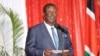 FILE - Kenyan Foreign Minister Musalia Mudavadi speaks at the State House in Nairobi, Oct. 31, 2023.