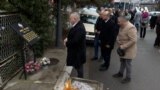 Kosovo, North Mitrovica, remembering Oliver Ivanovic murdered Serb politican 