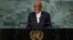 FILE - Haiti's Foreign Minister Jean Victor Geneus addresses the 77th session of the United Nations General Assembly, at U.N. headquarters, Sept. 24, 2022.