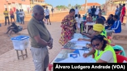 Mesa de assembleia de voto, Bissau, Guine-Bissau, 23 Junho 2023