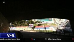 Betejat politike në Serbi përmes muraleve në rrugët e Beogradit