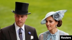 Pangeran William dan istrinya, Kate, menghadiri acara pacuan kuda tahunan, Royal Ascot, di Ascot, Inggris, 18 Juni 2019. (Foto: Reuters)