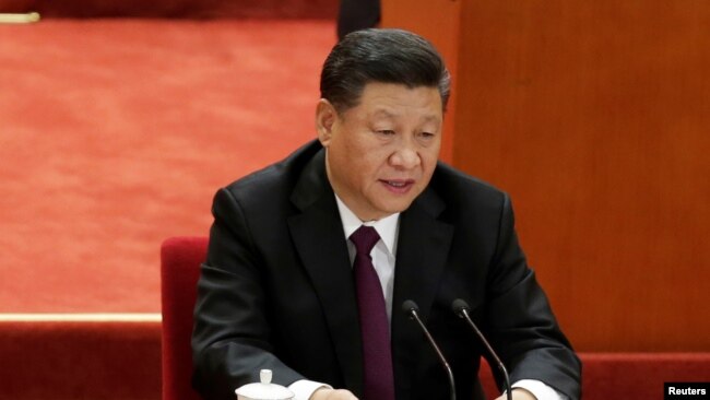 习近平2018年12月18日在中国庆祝改革开放40周年大会上讲话中强调中国军力要和其“国际地位相称，同国家安全和发展利益相适应”。