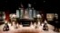 The Reception Throne Set is shown in the exhibition "Empress Dowager, Cixi." at Orange County's Bowers Museum, Nov. 9, 2017, in Santa Ana, Calif.