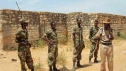 Sejumlah tentara Ethiopia berpatroli di Kota Baidoa di Somalia, pada 29 Februari 2012. (Foto: AP)