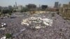 數萬民埃及人聚集在開羅﹐抗議示威,解放廣場