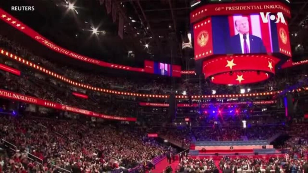 Овации во „Капитал Уан“ арената додека граѓани ја следеа инаугуративната церемонија