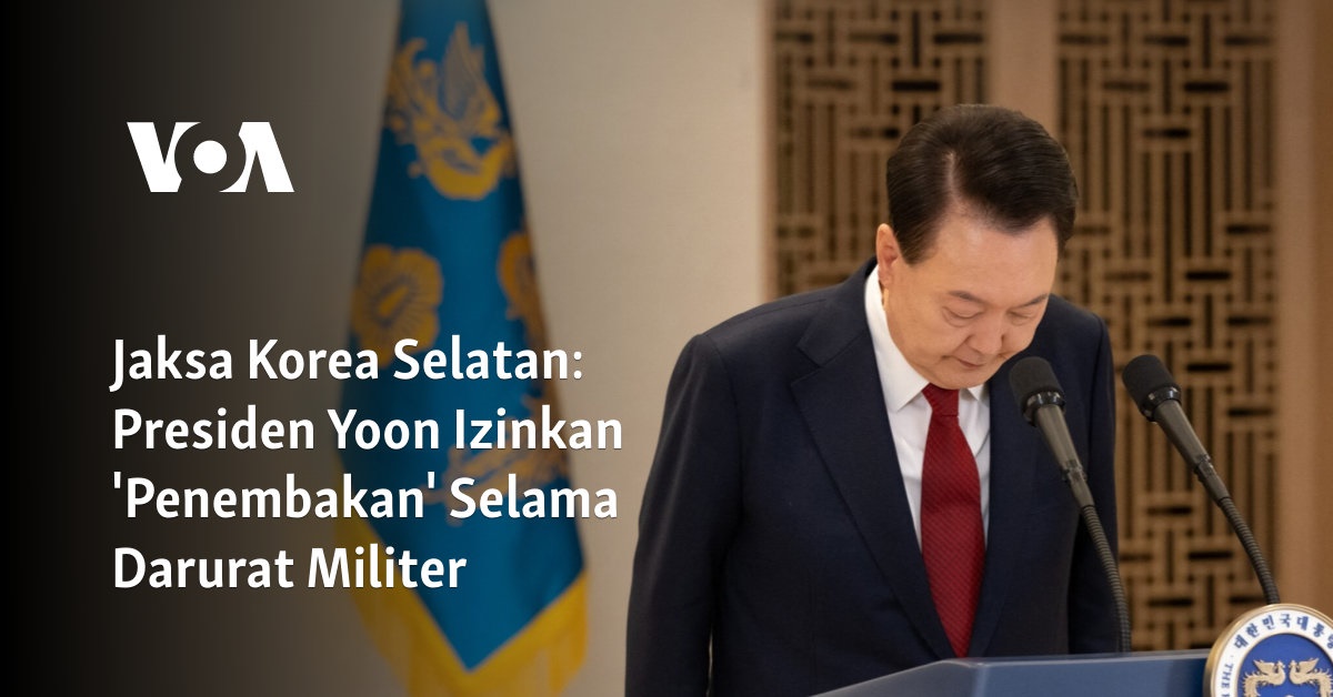 Presiden Yoon Izinkan ‘Penembakan’ Selama Darurat Militer