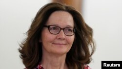 Gina Haspel, le choix du président Donald Trump pour le poste de directeur de la CIA, au Capitole à Washington, le 7 mai 2018.