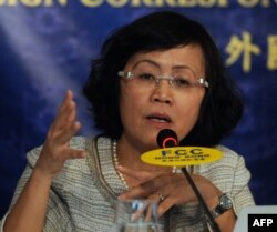 资料照：中国民营媒体财新传媒创办人胡舒立