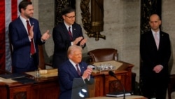 El presidente Donald Trump pronunció un discurso ante una sesión conjunta del Congreso de EEUU, 43 días después de jurar por segunda vez 