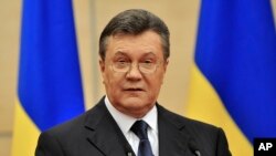 Presiden terguling Ukraina, Viktor Yanukovych mengatakan bahwa dirinya tetap Presiden yang sah Ukraina, Selasa (11/3).