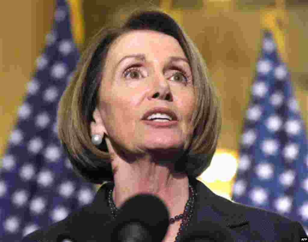 House Speaker Nancy Pelosi of Calif., speaks during a news conference on Capitol Hill in Washington, Wednesday, Nov. 17, 2010, after being re-elected as the leader of the House Democrats. (AP Photo/Susan Walsh)