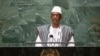Mali's Prime Minister Choguel Maiga addresses the 76th session of the United Nations General Assembly at U.N. headquarters on Sept. 25, 2021.