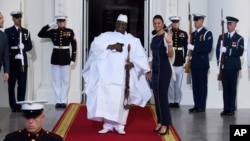 Yahya Jammeh à Washington le 5 août 2014.